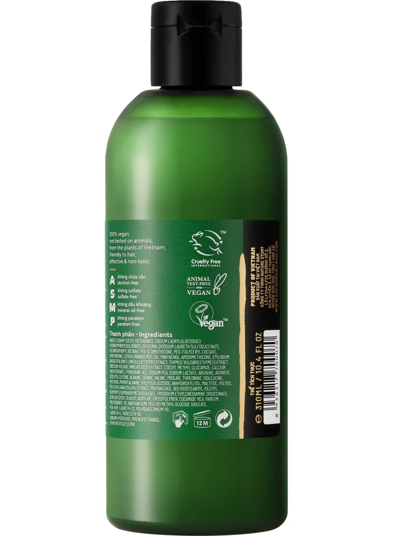 The Cocoon Original Vietnam  Pomelo Sulfate Free Shampoo 310ml Anti Hair Fall Dandruff Control Shampoo Hydrating Strengthening Scalp Care Shampoo Mild Daily Use Shampoo for Men Women Dry Damaged Hair  | Best Price UAE